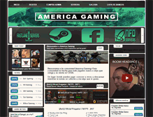 Tablet Screenshot of americagaming.org
